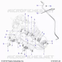 ENGINE, MOUNTING AND SUPPORT TRANSMISSION