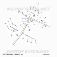 STEERING, HANDLEBAR, COLONNE DE DIRECTION