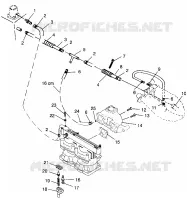 SYSTÈME DE REFROIDISSEMENT  HURRICANE B964466 and  Intl. HURRICANE I964466 (4935733573B007)