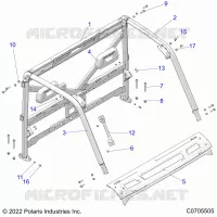 CHASSIS, CAB CADRE