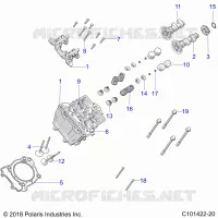 ENGINE, CULASSE, CAMS AND VALVES