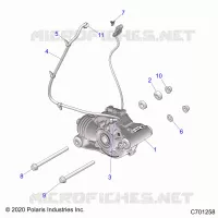 SYSTÃˆME DE TRANSMISSION, FRONT GEARCASE MOUNTING