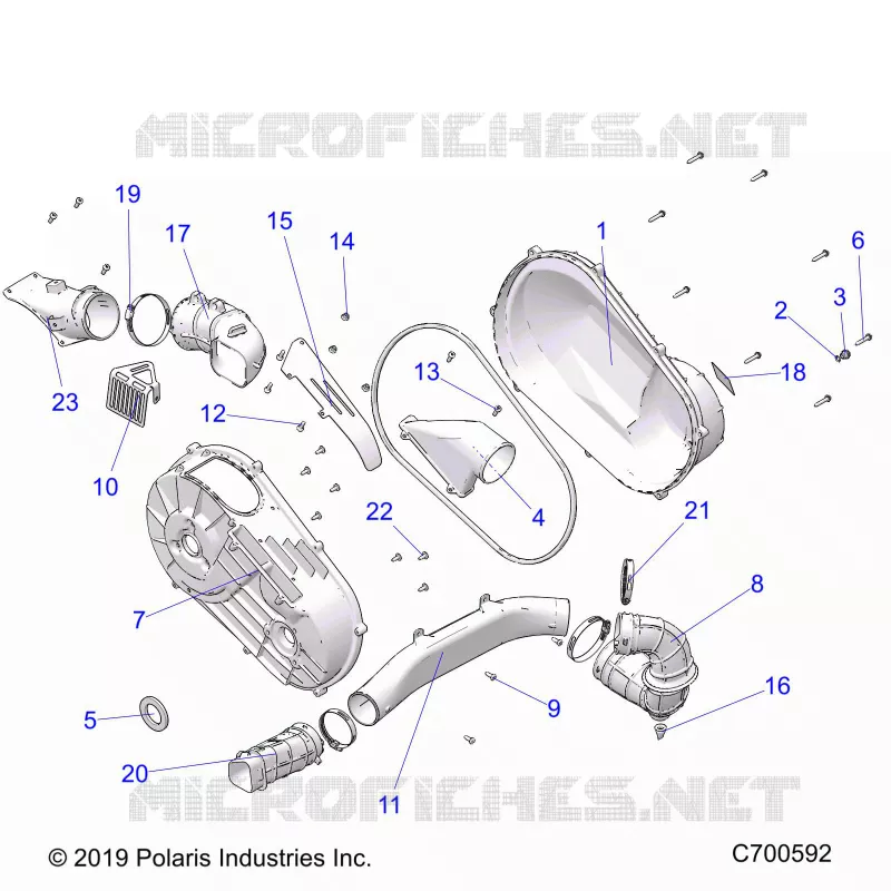 SYSTÃˆME DE TRANSMISSION, CLUTCH COVER AND DUCTING