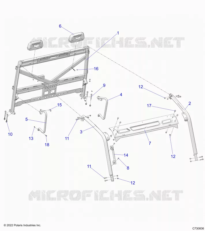 CHASSIS, CAB CADRE