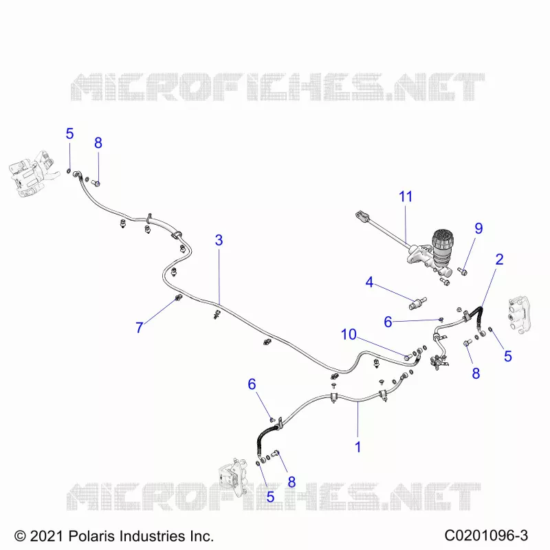 BRAKES, BRAKE LINES AND MAITRE CYLINDRE