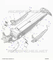 CHASSIS, PROTECTION D'EMBRAYAGE, FOOTRESTS, AND RUNNINGBOARDS