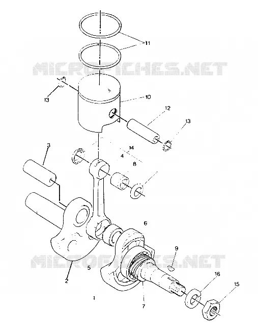 PISTON AND VILEBREQUIN STAR LITE (4919311931026A)