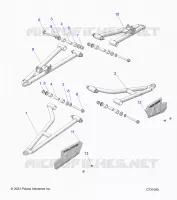 SUSPENSION AVANT CONTROL ARMS
