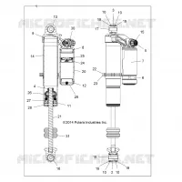 SUSPENSION AVANT AMORTISSEUR INTERNALS
