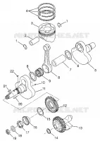 VILEBREQUIN AND PISTON MAGNUM 4X4 W97AC42A, SWEDISH MAGNUM 4X4 S97AC42E AND (4940834083C014)