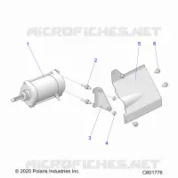 DEMARREUR MOTOR/SHIELD