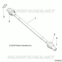 SYSTÃˆME DE TRANSMISSION, REAR PROP SHAFT