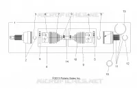 DRIVE TRAIN, ARBRE DE TRANSMISSION, REAR
