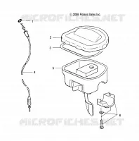 INSTRUMENTS, ACCELERATEUR ASM./CABLE