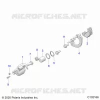 FREIN AVANT CALIPER