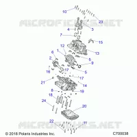 CARTERS MOTEUR AND CRANKSHAFT