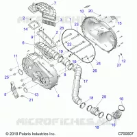 DRIVE TRAIN, COUVERCLE D'EMBRAYAGE AND DUCTING