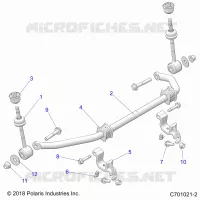 SUSPENSION, FRONT BARRE STABILISATRICE