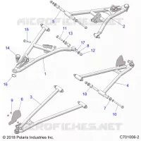 SUSPENSION AVANT CONTROL ARMS