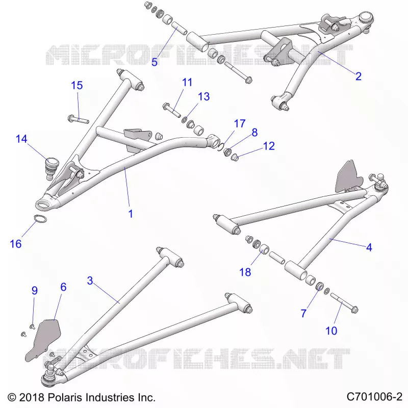 SUSPENSION AVANT CONTROL ARMS