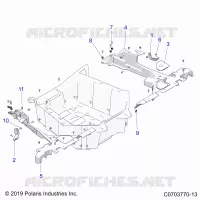 CARROSSERIE ARRIERE RACK, MOUNTING