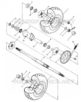 ROUE ARRIERE DRIVE ASSEMBLY (4913521352019A)