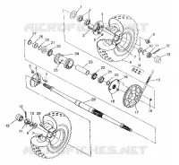 PONT ARRIERE SWEDISH 4x4 400L S948140 (4926912691C006)