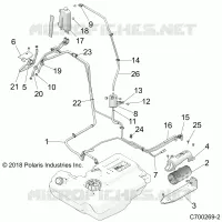 BODY, CARBURANT LINES, EVAP