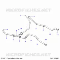 ENGINE, SYSTÃˆME DE REFROIDISSEMENT, HOSES