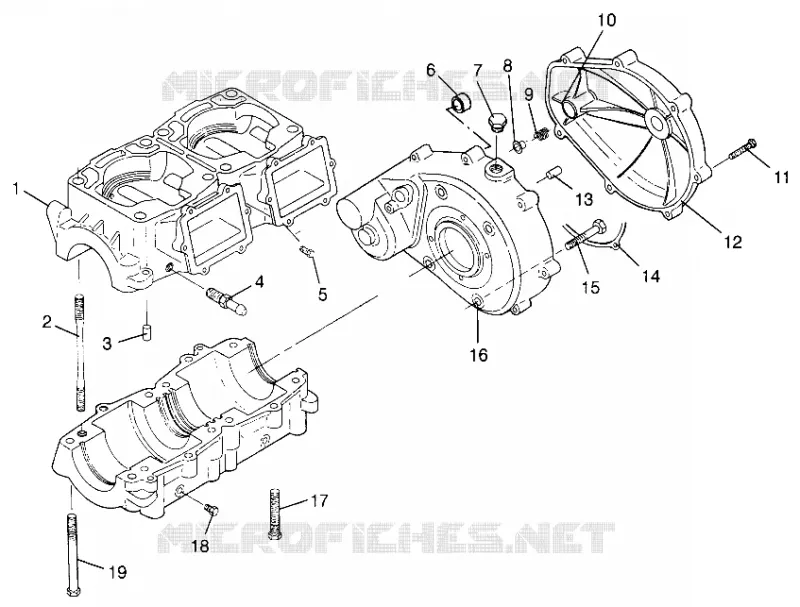 CARTERS MOTEUR SL 700 B964066 and Intl. SL 700 I964066 (4935633563C002)