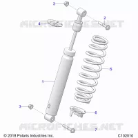 SUSPENSION, AMORTISSEUR ARRIERE