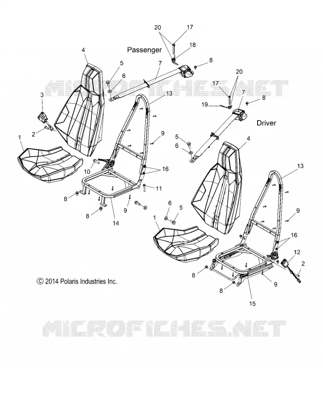 SIEGE AND SEAT BELT MOUNTING
