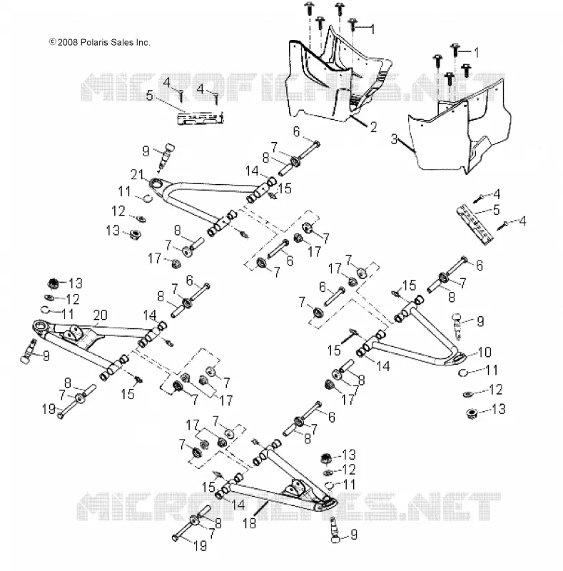 CHASSIS, A-ARM AND FOOTWELL