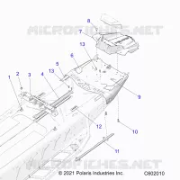 CHASSIS, REAR, MISC. COVERS AND SNOWFLAP