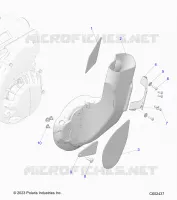 MOTEUR, AIR DUCT, INLET
