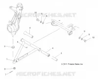 SUSPENSION, A-ARM and SUPPORT MOUNTING