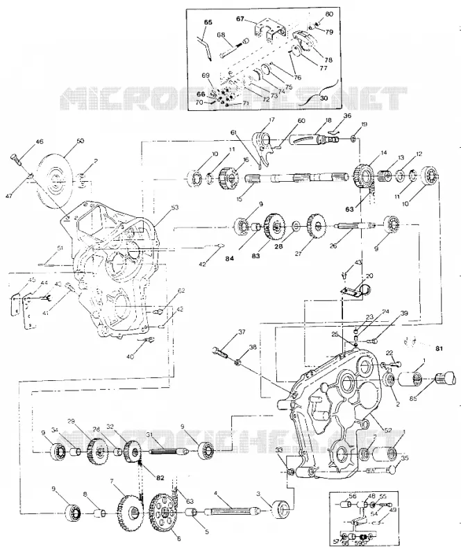 FREIN ET CARTER DE CHAINEE SUPERTRAK (4919291929011A)