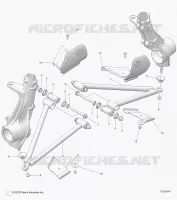 SUSPENSION, A-ARM AND SUPPORT MOUNTING
