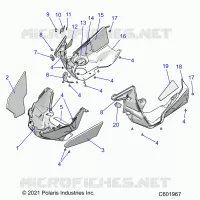 CARROSSERIE AVANT ASM./FENDERS