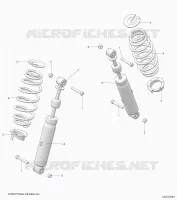 SUSPENSION ARRIERE SHOCK AND MOUNTING