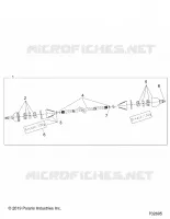 DRIVE TRAIN, HALF ARBRE DE TRANSMISSION ARRIERE