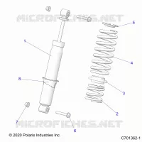 SUSPENSION ARRIERE SHOCK