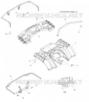 HABITACLE ARRIERE and REAR RACK