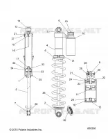 SUSPENSION, AMORTISSEUR IFS W/RESERVOIR