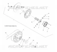SYSTÈME DE TRANSMISSION, SECONDARY CLUTCH