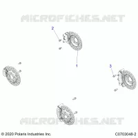 ETRIER DE FREIN MOUNTING AND ROTORS