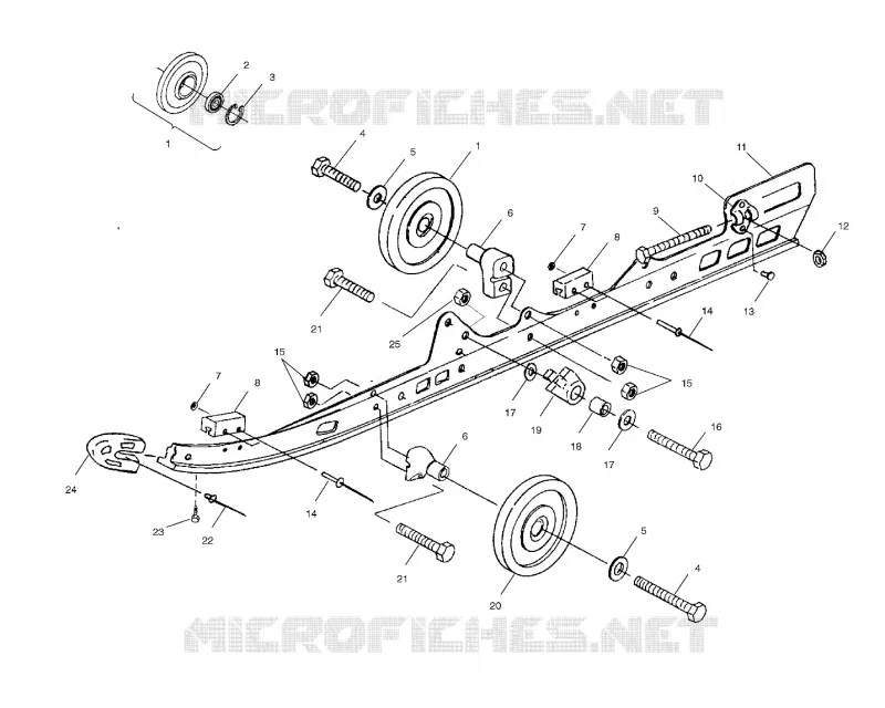 FIXATION RAIL (SUSPENSION)