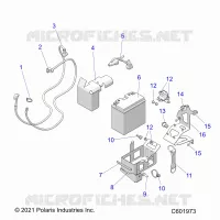 ELECTRICITE, E.S. BATTERY/BOX AND CABLES