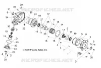 SYSTÈME DE TRANSMISSION, FRONT PONT INTERNALS