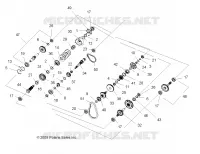 SYSTÈME DE TRANSMISSION, PONT PRINCIPAL INTERNALS